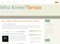 whoknewtampa.com
