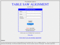 tablesawalignment.com