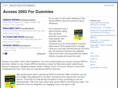 access2003fordummies.info