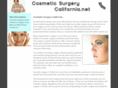cosmeticsurgerycalifornia.net