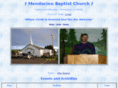 mendocinobaptistchurch.org