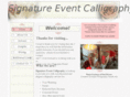 signatureeventcalligraphy.com