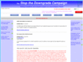 stopthedowngrade.org