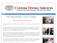 customdivingservices.com