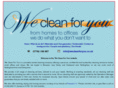wecleanforyou.co.uk