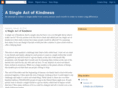 asingleactofkindness.org