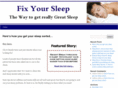 fixyoursleep.com