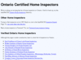 ontariohomeinspector.com