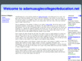 adamuaugiecollegeofeducation.net