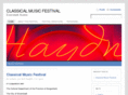 classicalmusicfestival.net