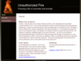 unauthorizedfire.com