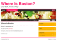 whereisboston.com