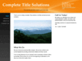 completetitlesolutions.com