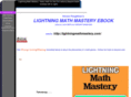 lightningmathmastery.com