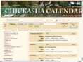 chickashacalendar.com