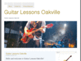 guitarlessonsoakville.com