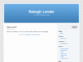 raleighlender.com