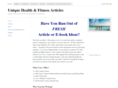 uniquehealthandfitnessarticles.com