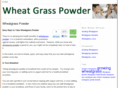 wheatgrasspowder.org