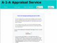 a1aappraisalservice.com