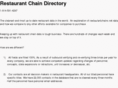 restaurantchaindirectory.com