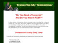 transcribemyteleseminar.com