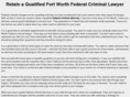 fortworthfederalcriminallawyer.com