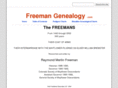freemangenealogy.com