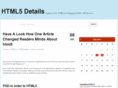 html5details.com