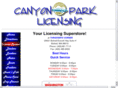 canyonparklicensing.com