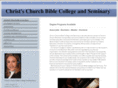 christschurchbiblecollege.org
