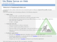 makesenseonweb.com