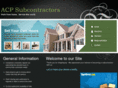 acpsubcontractors.com