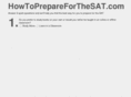 howtoprepareforthesat.com