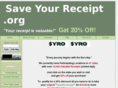 saveyourreceipt.org