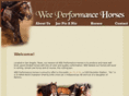 weeperformancehorses.com