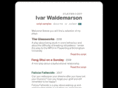 waldemarson.net