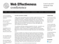 webeffectivenessconference.com
