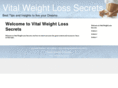 vitalweightlosssecrets.com