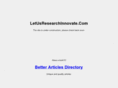 letusresearchinnovate.com