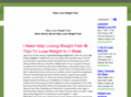 helploseweightfast.net