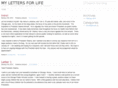 mylettersforlife.com