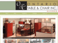 ontariotableandchair.com