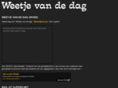 weetjevandedag.com