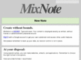 mixnote.com