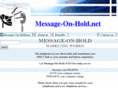 message-on-hold.net