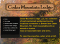 cedarmountainlodge.com