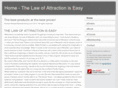 thelawofattractioniseasy.com