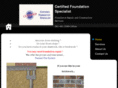 certifiedfoundationspecialist.com