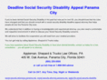 deadlinesocialsecuritydisabilityappealpanamacity.com